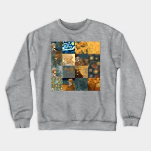 Van Gogh Paintings Mashup Crewneck Sweatshirt